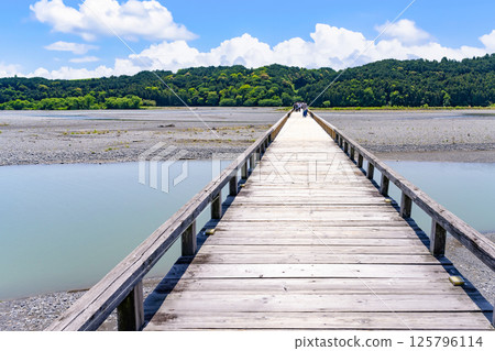 島田市靜岡縣Horai橋 125796114