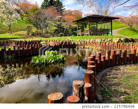 春天的小樽手宮公園 125796486