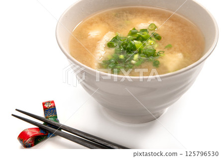 Okinawa's local dish, Yushi tofu miso soup Okinawa's local dish, Yushi tofu miso soup 125796530