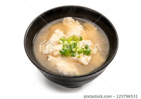 Okinawa's local dish, Yushi tofu miso soup 125796531