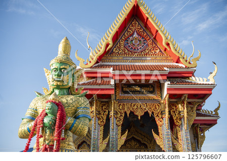 THAILAND CHONBURI SAMAESAN VILLAGE WAT CHONG 125796607