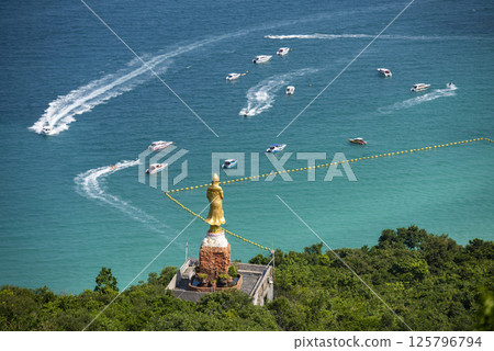 THAILAND PATTAYA KO LAN ISLAND BIG BUDDHA 125796794