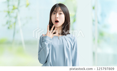 驚訝的女人/女商人 驚訝的女人/女商人 125797809