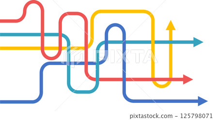 Illustration of arrow Illustration of arrow 125798071