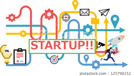 開展新業務的插圖 125798152