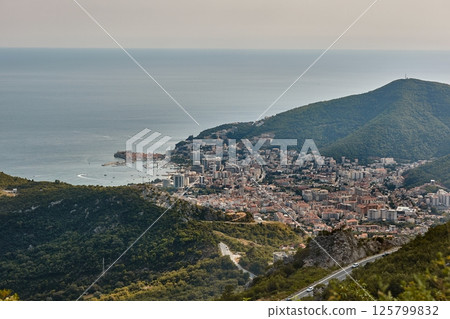 View of Budva from the hills View of Budva from the hills 125799832
