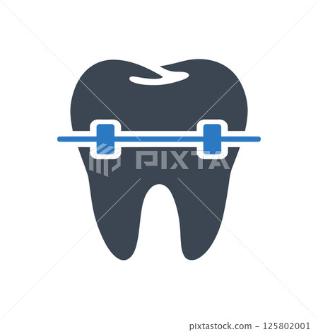 Orthodontic Tooth Icon 125802001