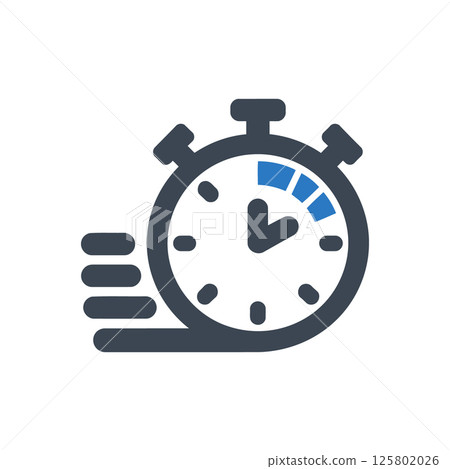 Stopwatch Timer Icon Stopwatch Timer Icon 125802026