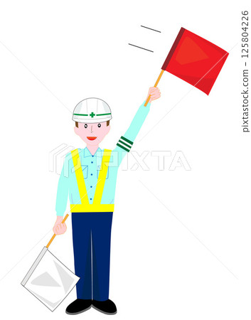 This is the basic action that traffic controllers take to ensure the safety of vehicles and pedestrians. This is the basic action that traffic controllers take to ensure the safety of vehicles and pedestrians. 125804226