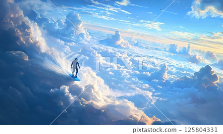 穿越雲層，體驗空中衝浪的奇妙體驗 125804331