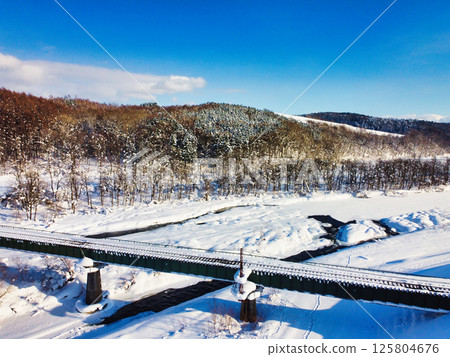 北海道在冬天 125804676