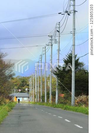 Rainbow in Hirasato, Oshamanbe Town, Hokkaido Rainbow in Hirasato, Oshamanbe Town, Hokkaido 125805103