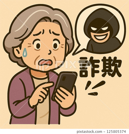 Smartphone fraud 125805374