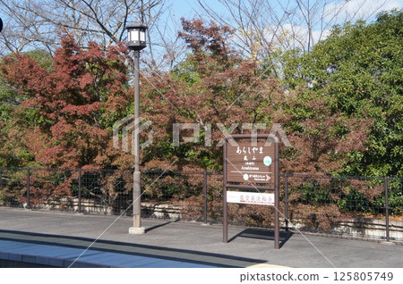 阪急電車嵐山站牌(2023年11月) 阪急電車嵐山站牌(2023年11月) 125805749