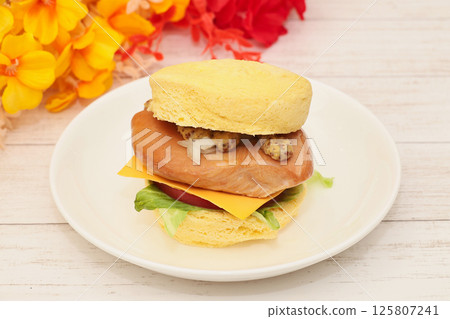 雞肉漢堡 125807241