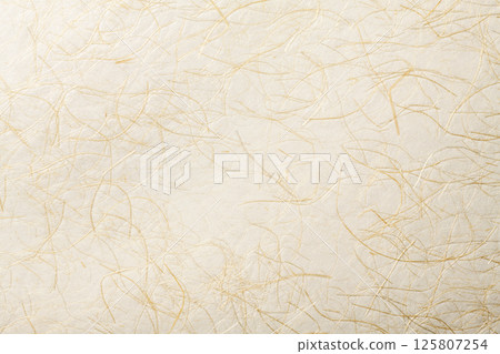 Background texture of textured beige washi paper 125807254