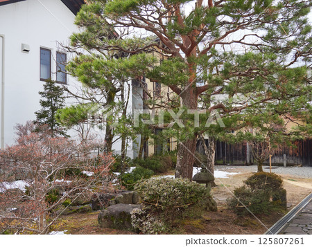 旅遊景點 岐阜 高山 古鎮 傳統建築 庭園風景 125807261