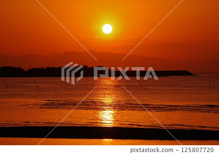 國東半島、瑪塔瑪海岸日落、小金路 國東半島、瑪塔瑪海岸日落、小金路 125807720