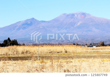 Mt. Asama in December Shinshu Mountains Shinshu Nature Shinshu Scenery Mt. Asama in December Shinshu Mountains Shinshu Nature Shinshu Scenery 125807749