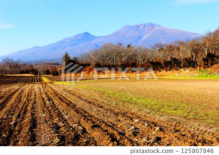 Mt. Asama in December Shinshu Mountains Shinshu Nature Shinshu Scenery Mt. Asama in December Shinshu Mountains Shinshu Nature Shinshu Scenery 125807846