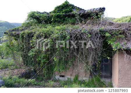An old and very beautiful building in Yabu, Hyogo Prefecture, Japan 125807993