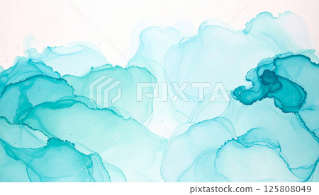 水彩顏料墨綠色背景紋理 125808049
