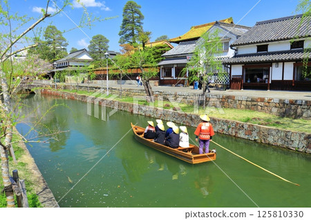 [岡山縣]倉敷美觀地區的櫻花盛開（船流） 125810330
