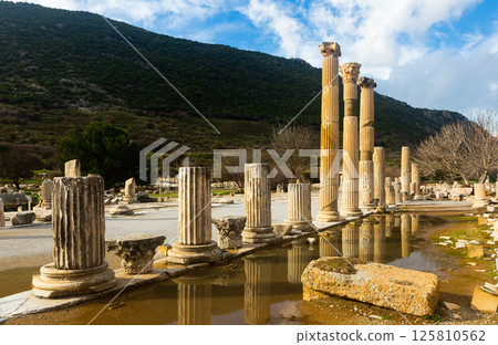 Odeon theater and Upper Agora in the Efesus 125810562