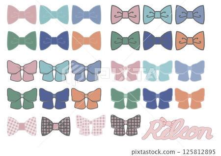 Retro ribbon illustration Retro ribbon illustration 125812895