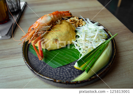 Asia, Banana Leaf, Bean, Bean Sprout, Chicken Meat Asia, Banana Leaf, Bean, Bean Sprout, Chicken Meat 125813001