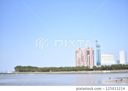 Beautiful coastal scenery in Fukuoka 125813214