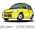 絕版輕型汽車,黃色,Jump,汽車插畫 125813816