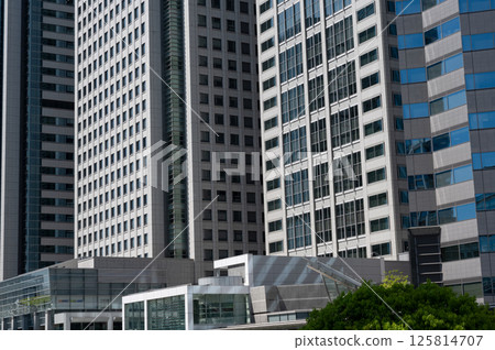 urban landscape with buildings 125814707