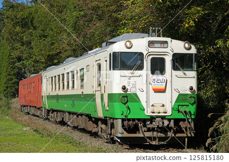 小湊鐵道きけ40系觀光特快「里山」。 2024年11月24日 125815180