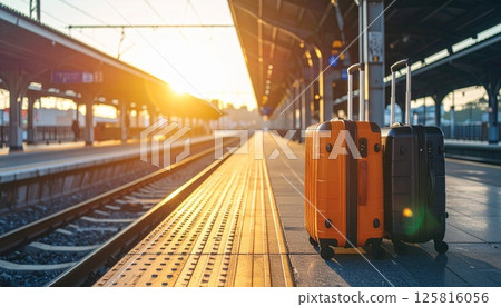 Station Home and Suitcase 125816056