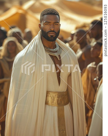 Desert King in White Robe 125816093
