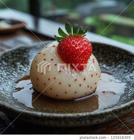 Japanese Strawberry Mochi Treats Japanese Strawberry Mochi Treats 125816305