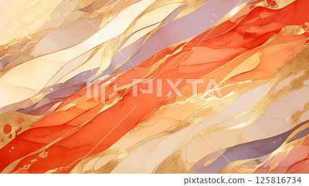 Alcohol Ink Art Strata Art Watercolor Texture Background Material | Alcohol Ink Art 125816734