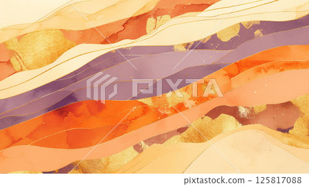 Alcohol Ink Art Strata Art Watercolor Texture Background Material | Alcohol Ink Art 125817088