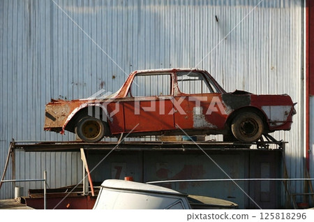 [AI 生成] 報廢車 - 腐爛的汽車 9401017 125818296