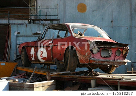 [AI 生成] 報廢車 - 腐爛的汽車 9401017 125818297