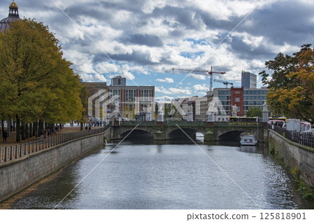 Cityscape of Berlin, the capital of Germany Cityscape of Berlin, the capital of Germany 125818901