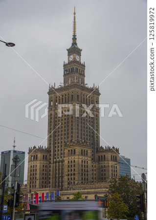 Poland's capital cityscape 125819972