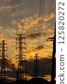Power lines and sunset sky 3312001 125820272