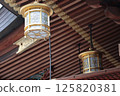 Temple eaves lights 125820381