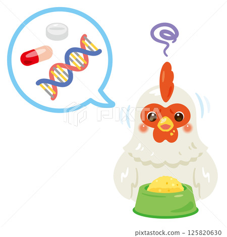 雞吃了有問題的飼料的插圖 雞吃了有問題的飼料的插圖 125820630