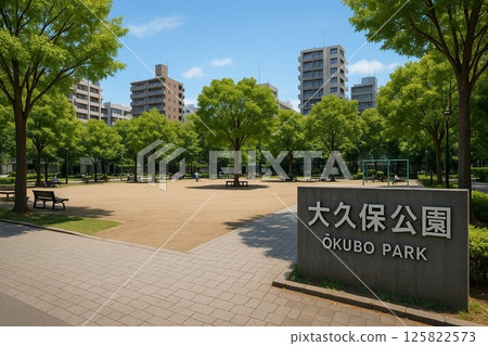 A quiet afternoon in Okubo Park 125822573