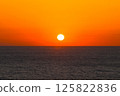 Sunset on the horizon on the Ogi Peninsula 125822836