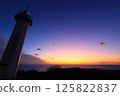 Sawasaki Lighthouse at dusk 125822837