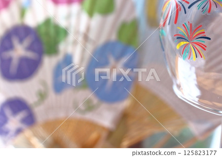 "Summer Image" A seasonal feature of summer in Japan 125823177